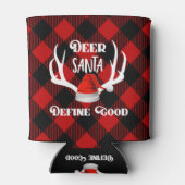 ディアサンタディグッドクリスマス狩り〔雄ジカの〕枝角 缶クーラー (裏面)