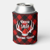 ディアサンタディグッドクリスマス狩り〔雄ジカの〕枝角 缶クーラー (缶裏面)