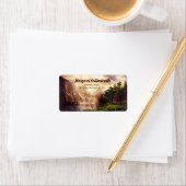 ディアシエラマウンテンズ1868ヴィンテージアートアドレス ラベル (インサイチュ)