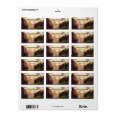 ディアシエラマウンテンズ1868ヴィンテージアートアドレス ラベル (フルシート)