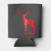 ディアシャレー〔雄ジカの〕枝角レトロスタン〔雄ジカの〕枝角ヴィンテージ 缶クーラー (正面)