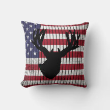 ディアシルエットオーバーアメリカンフラッグ狩り