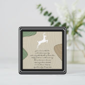 ディアシルエットクリスマスディナー招待状 招待状 (スタンド正面)