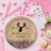 ディアシルエット狩り結婚ズ ペーパープレート (パーティー)