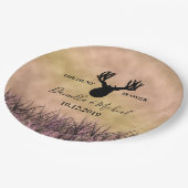 ディアシルエット狩り結婚ズ ペーパープレート (アングル)