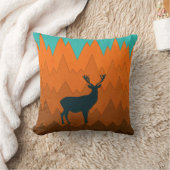 ディアスタグシルエットオータム秋カラフル抽象芸術 (ブランケット)