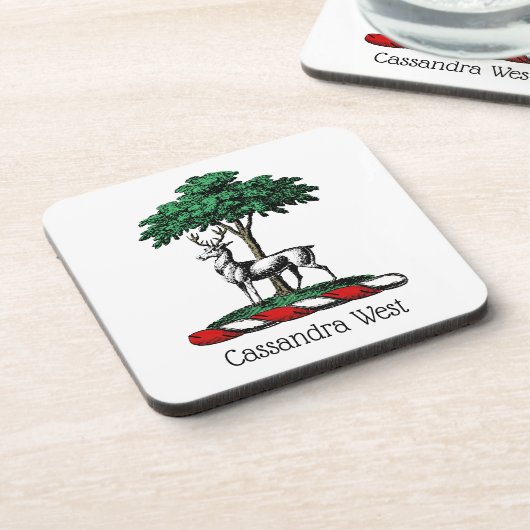 ディアスタグバイツリーヘラルディッククレストエンブレム コースター (左側)