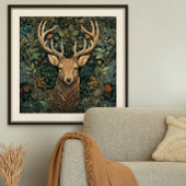 ディアスタッグと〔雄ジカの〕枝角林魔法 ポスター