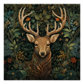 ディアスタッグと〔雄ジカの〕枝角林魔法 ポスター (正面)