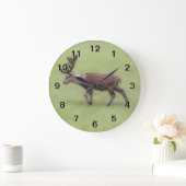 ディアスタッグ、デジタルアート。 ラージ壁時計 (ホーム)