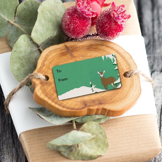 ディアスノーウィンターシーンギフトラベル ラベル