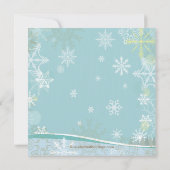 ディアスノーフエレガントレークズホリデーパーティ招待状 招待状 (裏面)