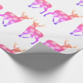 ディアスノーフレークスウィンターホリデーズラッピング紙 ラッピングペーパー (角)