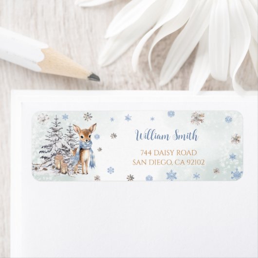 ディアスノーフレークスウィンターリターン差出人住所 ラベル (インサイチュ)