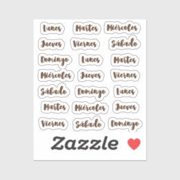 ディアス・デ・ラ・セマナ小ラテ シール