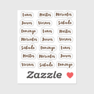 ディアス・デ・ラ・セマナ小ラテ シール