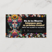 ディアス・デ・ロス・ムエルトス 名刺 (正面)