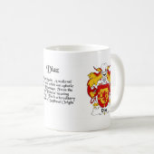 ディアズの家紋のコップ コーヒーマグカップ (正面右)