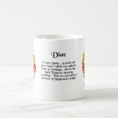 ディアズの家紋のコップ コーヒーマグカップ (中央)