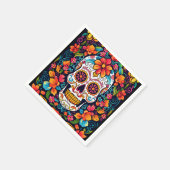 ディアデカラフルムエルトス☠️シュガースカル スタンダードカクテルナプキン (角)