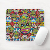 ディアデカラフルロスミュエルトススカル マウスパッド (マウス)