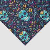 ディアデムエルトスベリエ:ターコイズ砂糖スカル仕様 薄葉紙 (詳細)