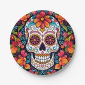 ディアデムエルトス☠️シュガースカル ペーパープレート (正面)