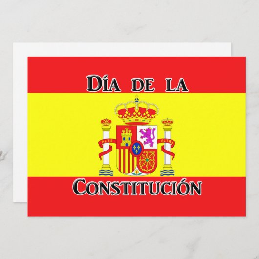 ディアデラコンサーシオン – スペイン 招待状 (正面/裏面)