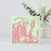 ディアデロスミュアトスデイオブザデッドパーティー招待状 招待状 (スタンド正面)