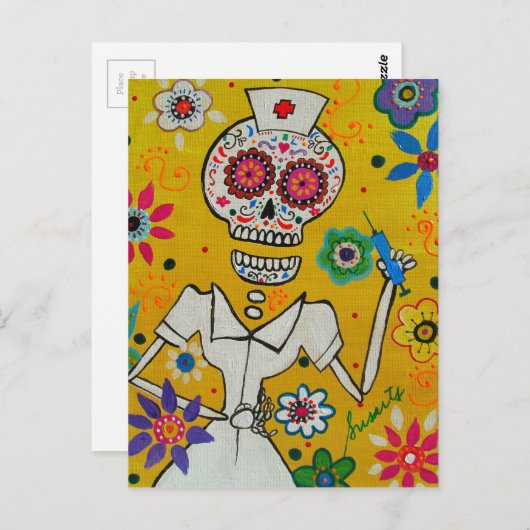 ディアデロスミュエルトスナース ポストカード (正面/裏面)