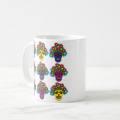 ディアデロスミュエルトスフローラスカルディアデロスミュエルトス コーヒーマグカップ (正面左)