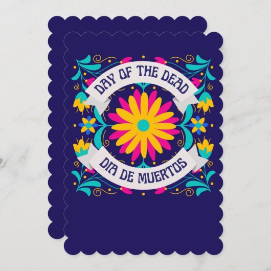 ディアデロスミュエルトス招待状 招待状 (正面/裏面)