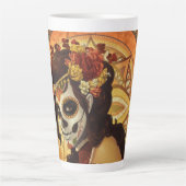 ディアデロスミュエルトス装飾用クッション カフェラテマグ (正面)