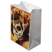 ディアデロスミュエルトス装飾用クッション ミディアムペーパーバッグ (裏面アングル)