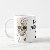 ディアデロスミュエルトメキシコデイオブザデッドナース コーヒーマグカップ (左)