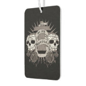 ディアデロスミュートシュガースカルクロスバラ カーエアーフレッシュナー (左)