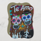 ディアデロスミュートスカップル結婚式招待状 招待状 (正面/裏面)