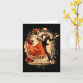 ディアデロスミュートススケルトンズメキシコ踊りデイO カード (黄色い花)