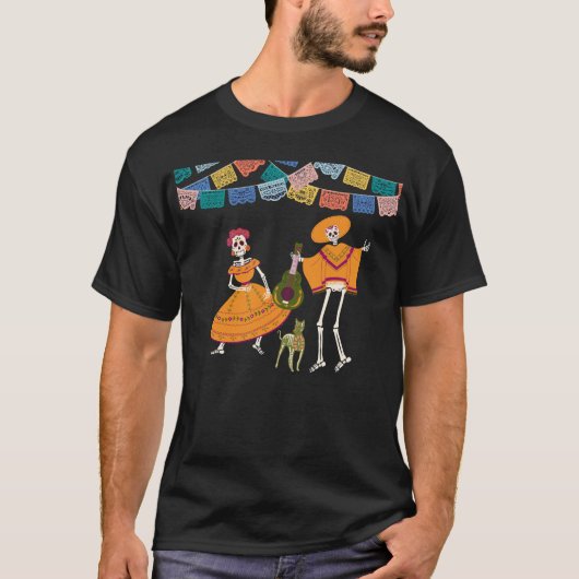ディアデロスミュートススケルトンズ Tシャツ (正面)