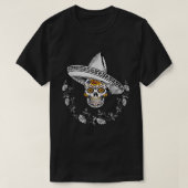 ディアデロスミュートスデイの死んだメキシ祝クの日 Tシャツ (デザイン正面)