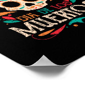 ディアデロスミュートスデイオブザデッドメキシコスカル ポスター (角)