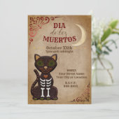 ディアデロスミュートスデイオブザデッドヴィンテージ猫 招待状 (スタンド正面)