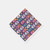 ディアデロスミュートスハロウィンパターン紙ナプキンス スタンダードカクテルナプキン (角)