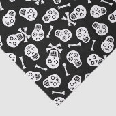 ディアデロスミュートスブラックアンドホワイト紙スカル 薄葉紙 (詳細)