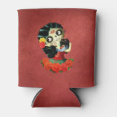 ディアデロスミュートスラブリーメキシコカトリナガール 缶クーラー (正面)