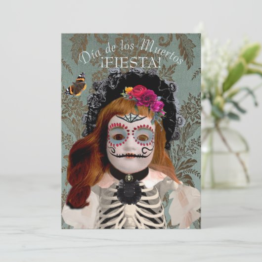 ディアデロスムエルトスお祝い招待状 招待状 (スタンド正面)