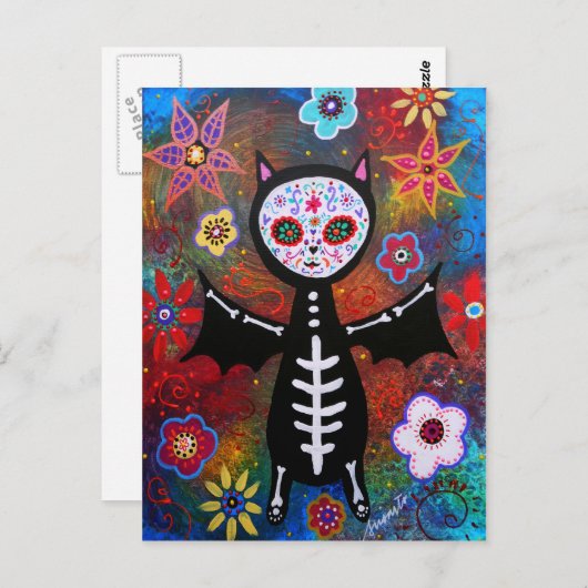 ディアデロスムエルトスこうもりバイプリザール ポストカード (正面/裏面)