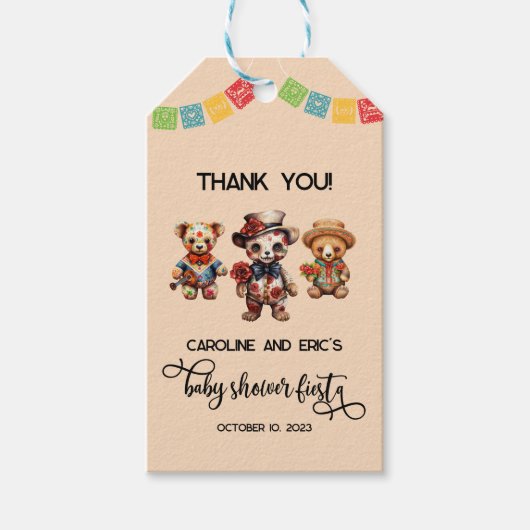 ディアデロスムエルトスアレブリジェベアーギフトラベル ギフトタグ (正面)