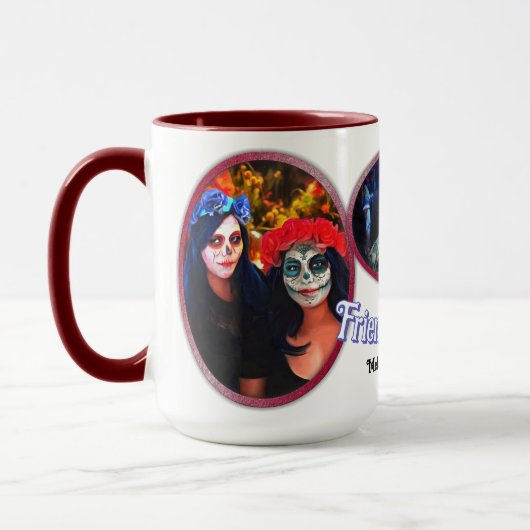 ディアデロスムエルトスカトリナスフレンズフォーエバー1718 マグカップ (左)