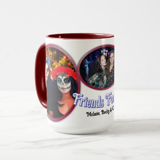 ディアデロスムエルトスカトリナスフレンズフォーエバー1718 マグカップ (正面左)